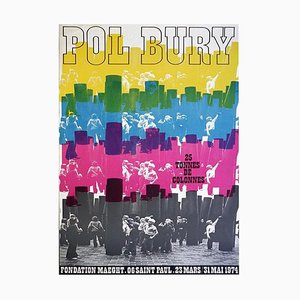 Poster Pol Bury - 25 tonnellate di colonne, 1974
