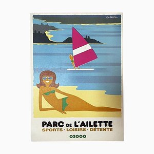 Ailette Park - Fix Masseau Poster, 1985