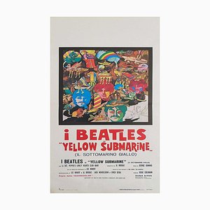 Italian Yellow Submarine Poster, 1968