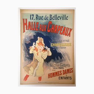 Halles Aux Chapeux Jules Cheret Poster, 1892