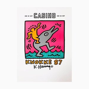 Keith Haring, Casino Knock Poster, 1987