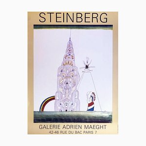 Saul Steinberg Galerie Maeght Poster, 1988