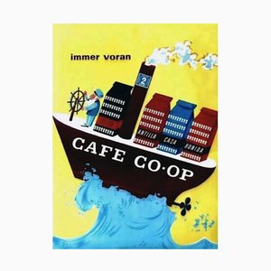 Cafe Co Op, 1953, Poster