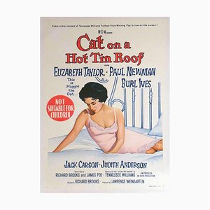 Cat on a Hot Tin Roof, 1958, Poster