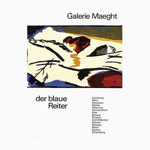 The Blue Rider at Galerie Maeght, 1962, Poster