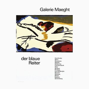 The Blue Rider at Galerie Maeght, 1962, Poster