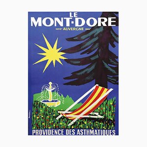 Le Monte Dore Auvergne, 1950, Poster