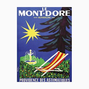 Le Monte Dore Auvergne, 1950, Affiche