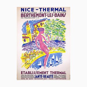 Berthemont-Les-Bains in Nice Poster, 1960