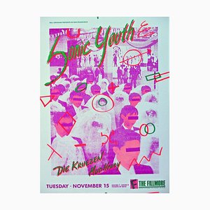 Sonic Youth at The Fillmore Poster, 1988