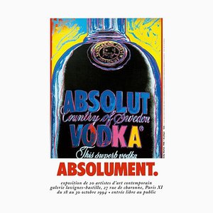 Poster by Andy Warhol for Absolut Vodka, 1994