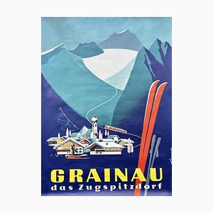 Poster Grainau, Germania, 1957