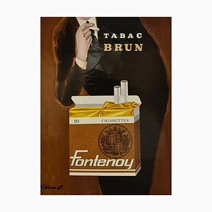 Fontenoy Cigarettes Poster by Bernard Villemot, 1950