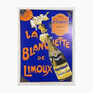 Poster con spumante La Blanquette De Limoux, 1935
