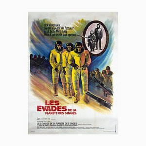 French Escape from the Planet of the Apes Poster by Boris Grinsson, 1971