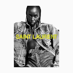 Denim Poster from Saint Laurent, 2021