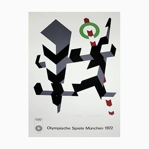 Munich Olympic Games by Allan Darcangelo Poster, 1972