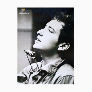 Think Different Bob Dylan Poster from Apple, 1998
