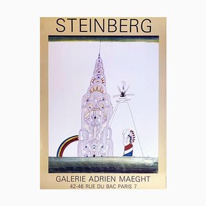 Saul Steinberg at Galerie Maeght Poster, 1988