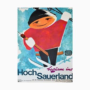 Poster Hochsauerland di DB Railway, 1974