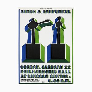 Simon & Garfunkel at Lincoln Center Poster, 1967