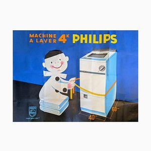 Machine a Laver Poster from Philips, 1960