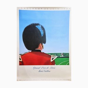 Poster Louis Vuitton Longchamps Grand Prix De Paris, 1989