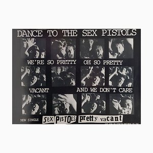 Sex Pistols Pretty Vacant Poster by Jamie Reid, 1977