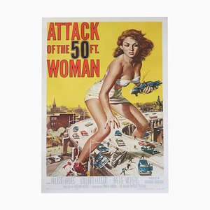 Affiche L'Attaque de la Femme de 50 Pieds, 1958