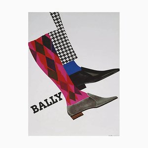 Brun Poster from Bally, 1965