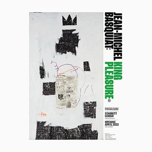 Tuxedo / King Pleasure Exhibition Poster by Jean Michel Basquiat, 2022
