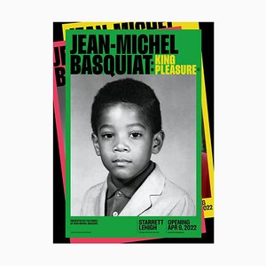 Portrait / King Pleasure Exhibition Poster by Jean Michel Basquiat, 2023