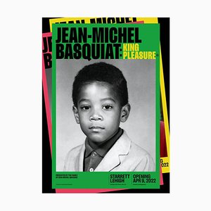 Portrait / King Pleasure Exhibition Poster by Jean Michel Basquiat, 2023