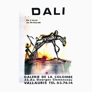 Salvador Dali Colombe Gallery Poster, 1980