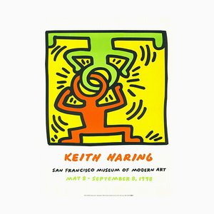 San Francisco Museum of Modern Art Poster by Keith Haring, 1998