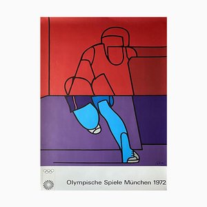 Poster dei Giochi Olimpici di Monaco di Valerio Adami, 1972
