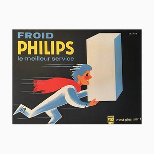 Cold Poster from Philips, 1950
