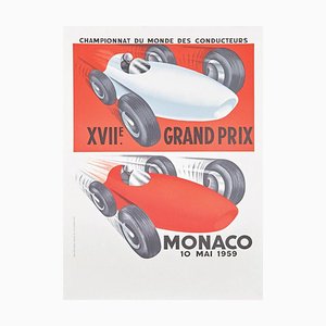Monaco Grand Prix Poster, 1959