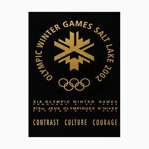 Winter Olympic Games Salt Lake City Poster, 2002