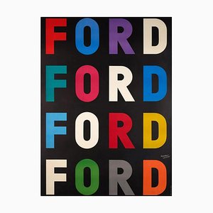Ford Herbert Leupin Poster, 1954