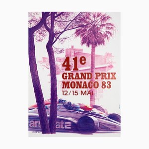 Monaco Grand Prix Poster, 1983