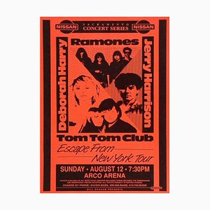 Deborah Harry the Ramones Escape from New York Tour Poster, 1990