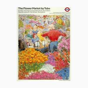TFL the Flower Market by Tube Poster, 1987