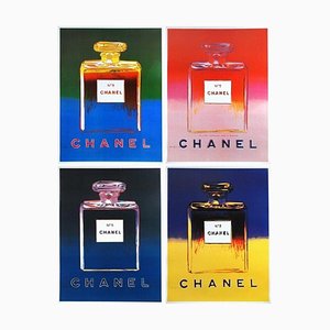 Chanel Posters by Andy Warhol, 1997, Set of 4
