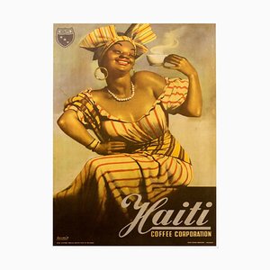 Affiche Café Haiti, 1950