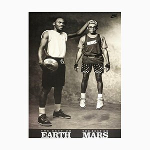 Nike the Best on Earth the Best on Mars Poster, 1991