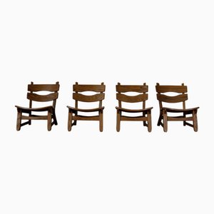 Niederländische Dittmann Sessel, 1970er, 4er Set
