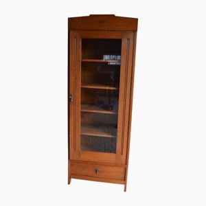 Vitrine Antique Art Déco en Chêne
