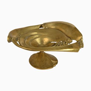 Vintage Bronze Fruit Bowl, 1970s