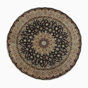 Hand-Knotted Tabriz Rug in Wool